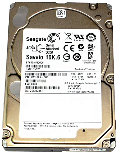 ST600MM0006 Seagate Savvio 10K.6 SAS 6GBS 600GB